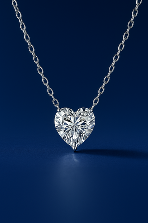 SIKA™ Halo Heart Moissanite Necklace