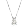SIKA™ Solitaire Pear-Cut Moissanite Necklace